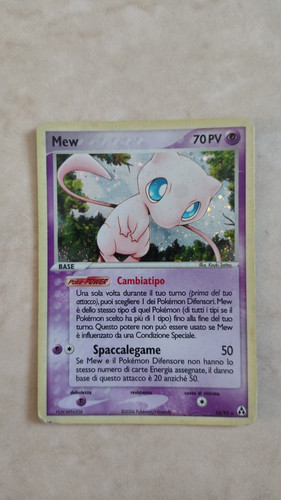 Pokemon mew ita holo - mew, 10/92