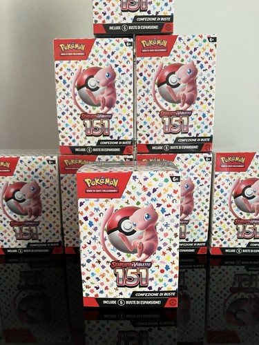 Pokemon 151 confezione 6 - pokemon,