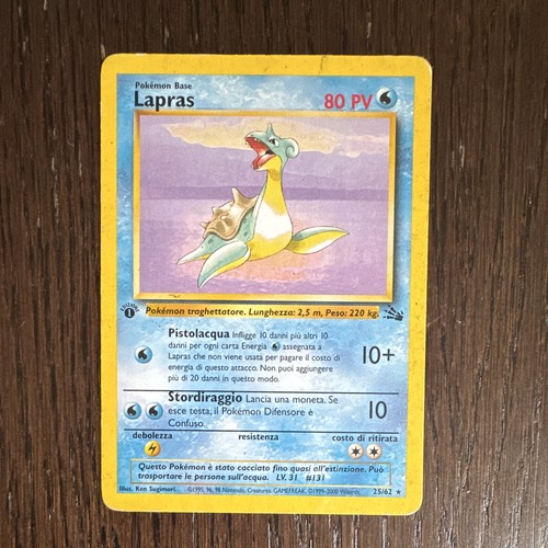 Wizards pokémon lapras - lapras, 25/62