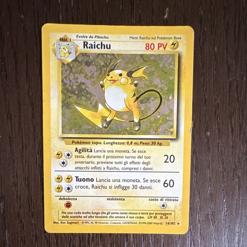 Wizards pokémon raichu - pokémon, 14/102