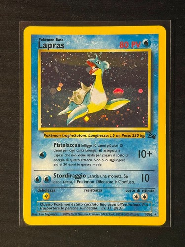 Lapras holo fossil ita - fossil,