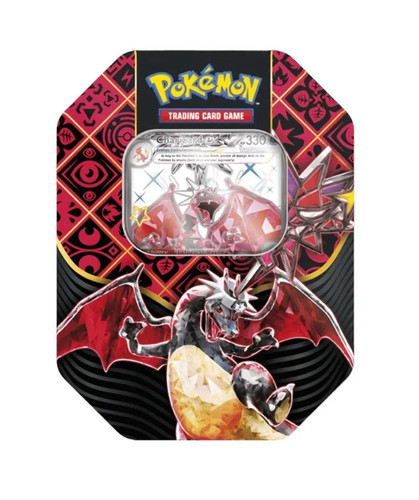 Charizard tin collezione - charizard, ex