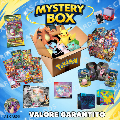 Pokemon mystery box ita - box,