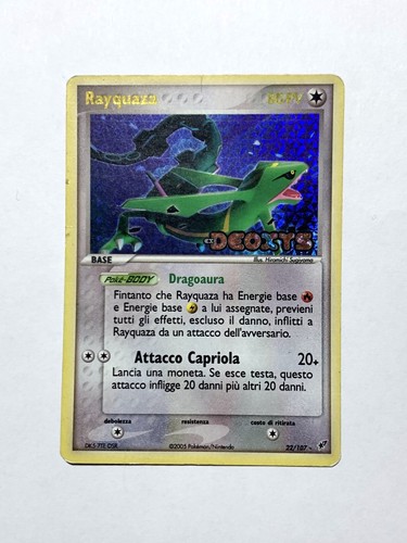 Rayquaza 107 deoxys - rayquaza, ex