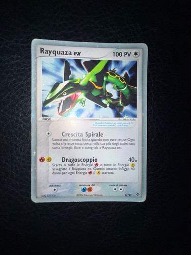 Pokémon nintendo rayquaza - pokémon, ex