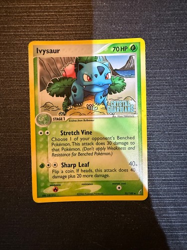 Pokemon ivysaur 100 stamped - pokemon,