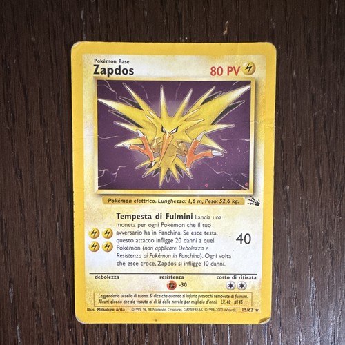 Wizards pokémon zapdos 62 - wizards,